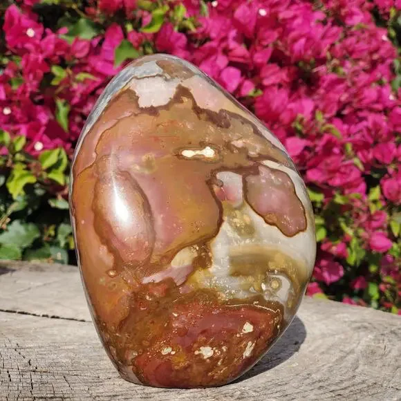 4lbs+ Polychrome Jasper Crystal Freeform Standing2030 Grams4lbs 8oz
